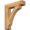 Ekena Millwork Legacy Block Rough Sawn Bracket w/ Offset Brace, Western Red Cedar, 8"W x 34"D x 38"H BKT0806X34X38LEC05RWR - alternate 1